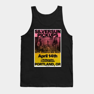 Silversun Pickups Riso Style Concert Poster Tank Top